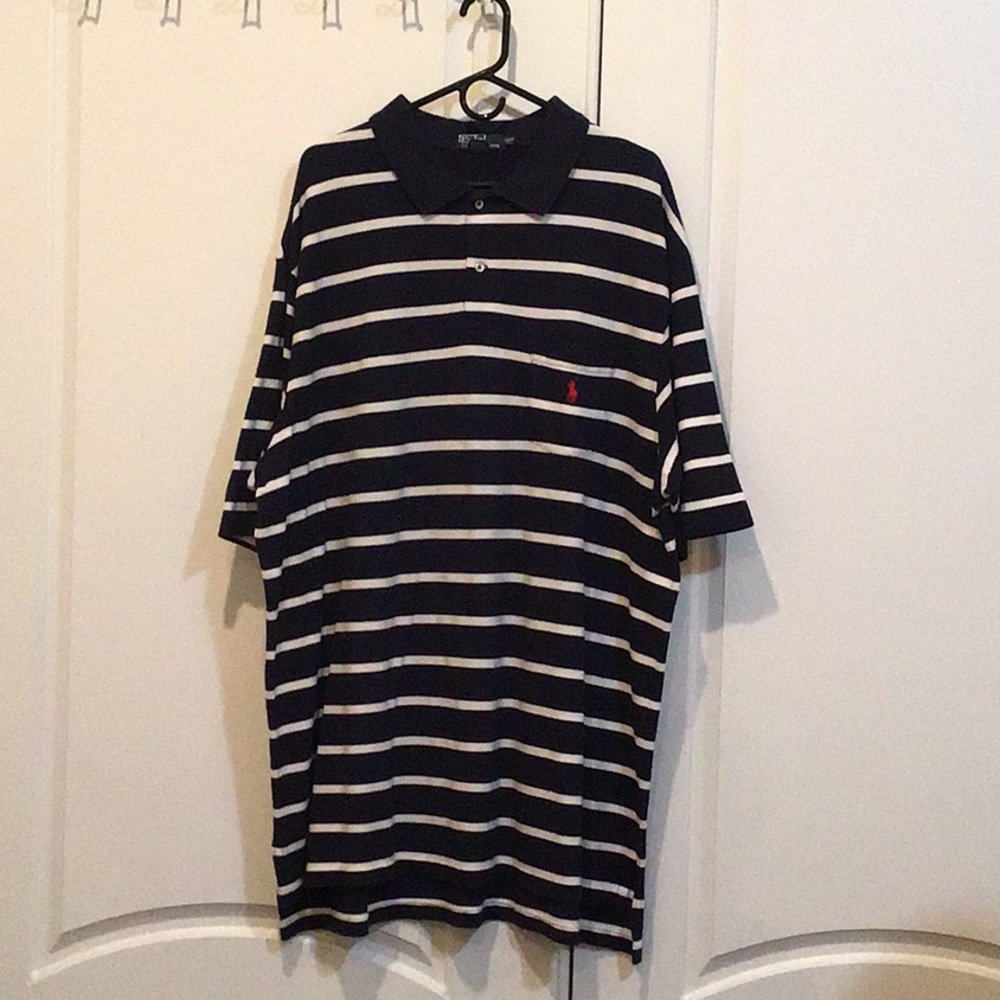 Polo stripped short sleeve Sz 2XLT